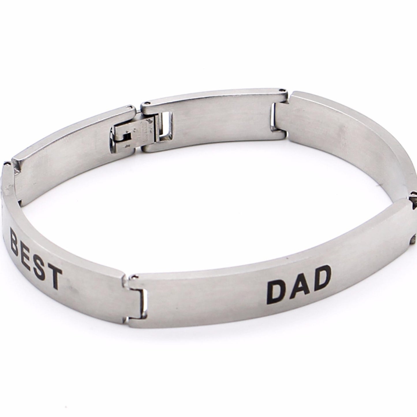 Best Dad Ever ID Stainless Steel Hypoallergenic Bracelet Philippines | Silverworks