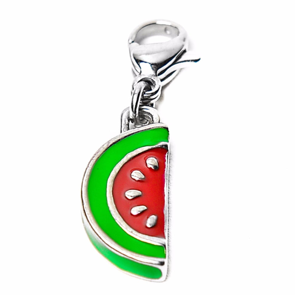 Walter Watermelon Stainless Steel Charm | SilverWorks