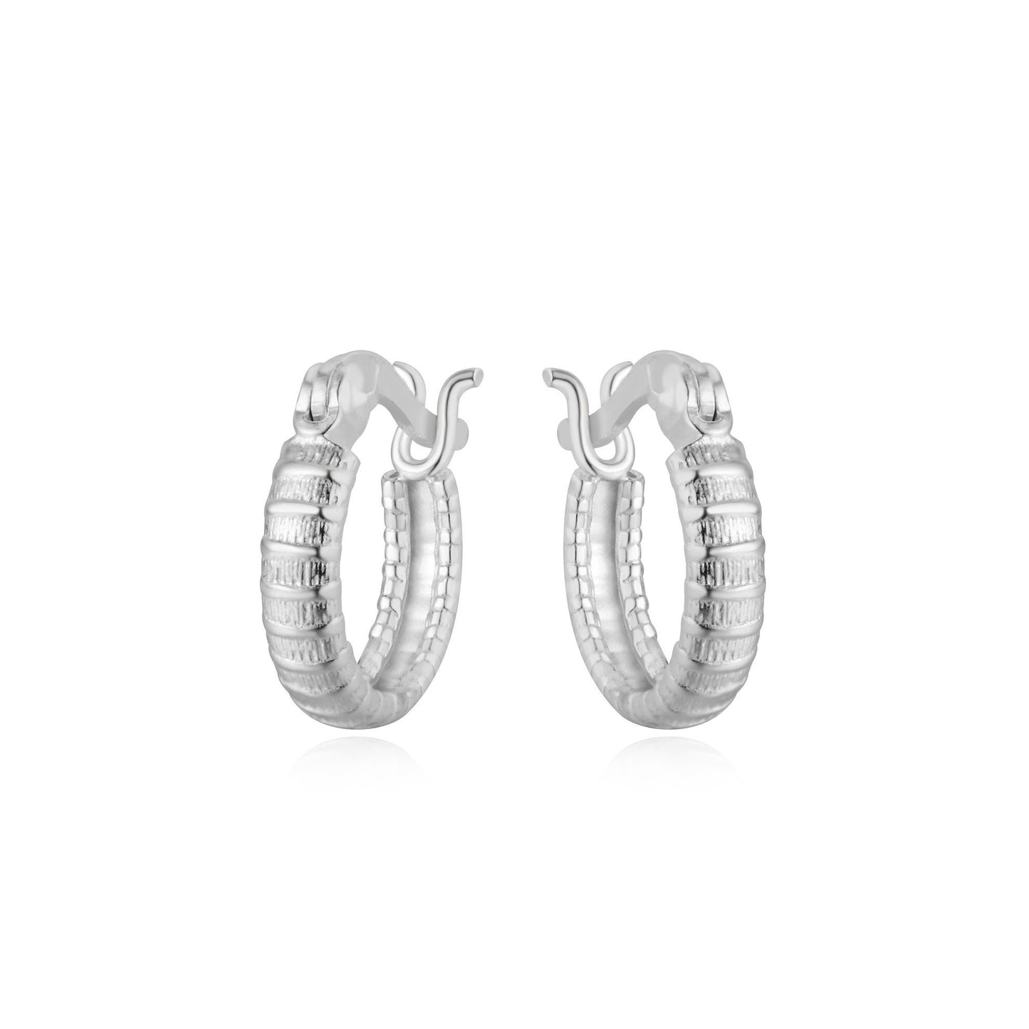 Silver 925 Sterling Silver Hoop Earrings Philippines | Silverworks