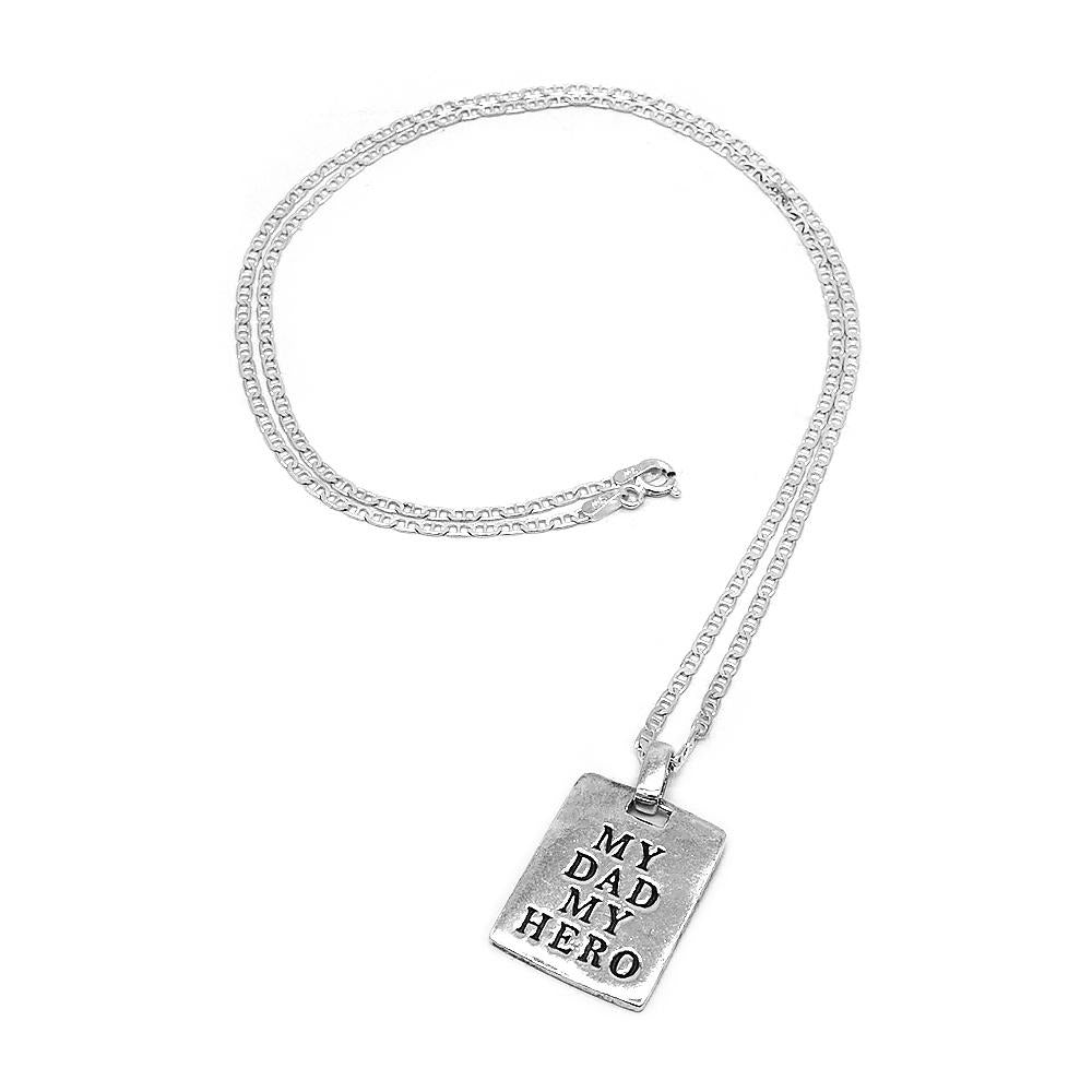 
                      
                        My Dad, My Hero 925 Sterling Silver Necklace Philippines | Silverworks
                      
                    